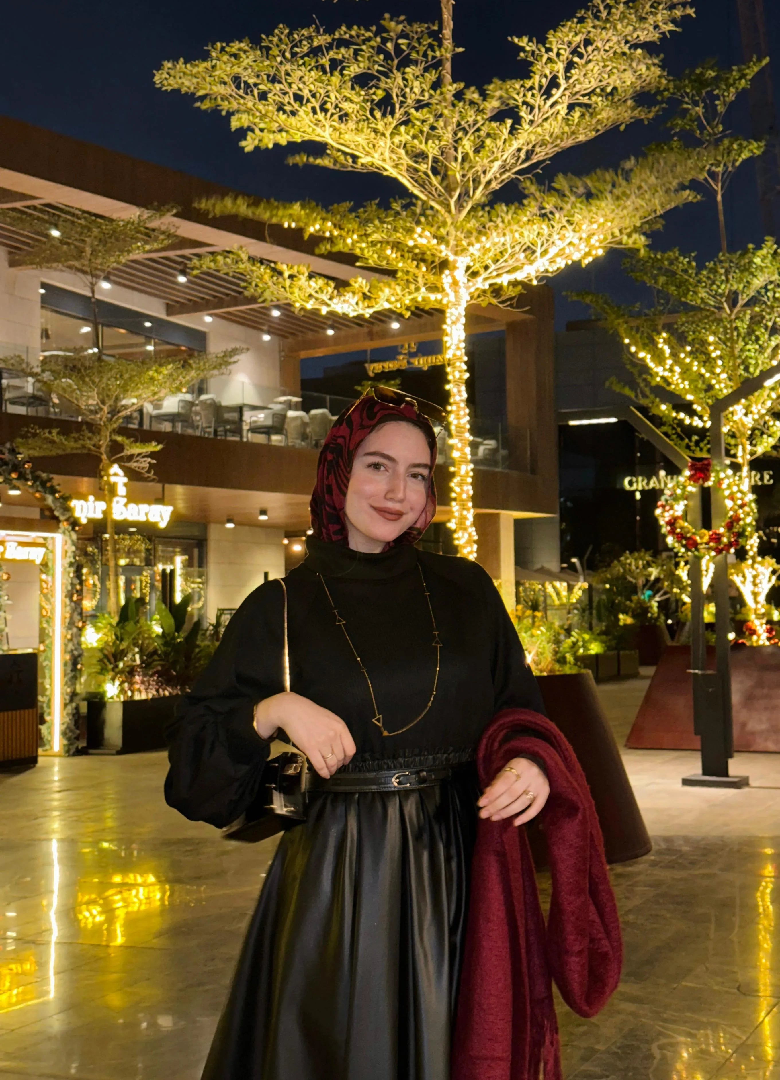 Leather skirt