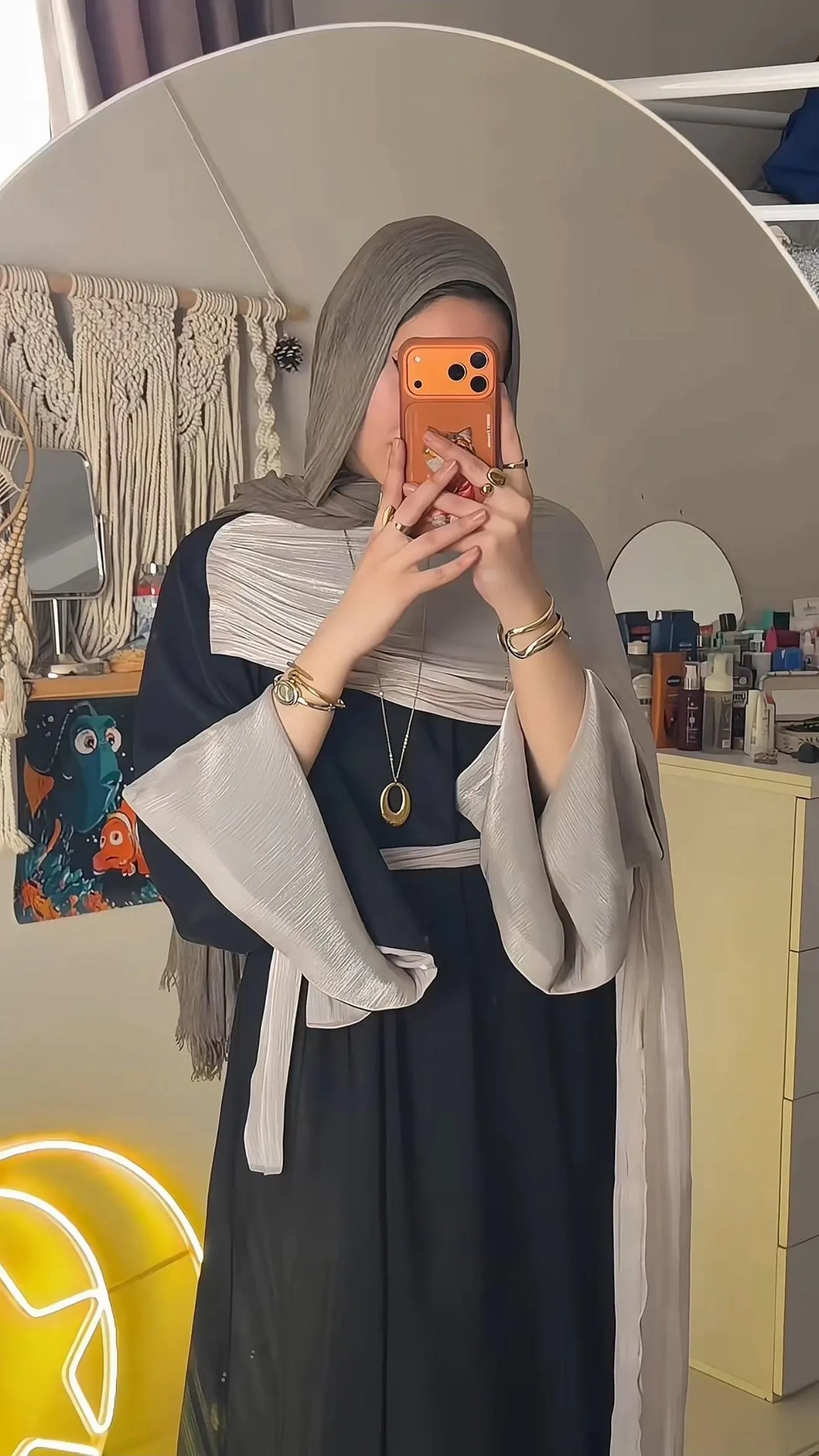 Organza abaya